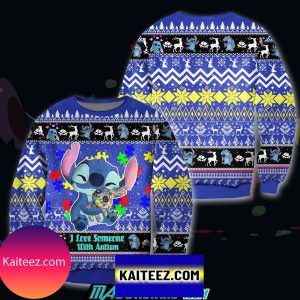 I Love Someone With Autism 3d Print Christmas Ugly Sweater