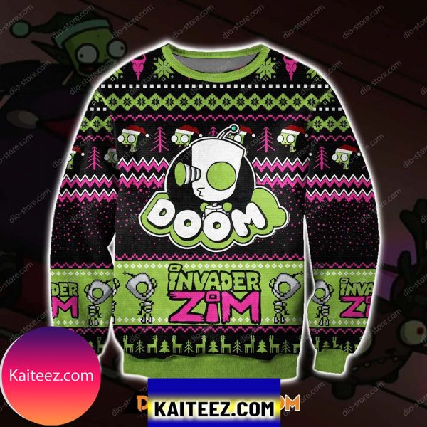 Invader Zim 3d Print Christmas Ugly Sweater