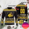 Iowa State Cyclones Football Team Logo Personalized Christmas Ugly Sweater