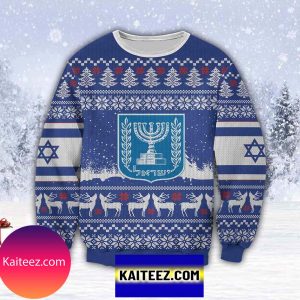Israel 3d All Over Print Christmas Ugly Sweater