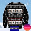 Jack Daniels Old Time Quality Tennessee Sour Mash Whiskey 3D Christmas Ugly Sweater