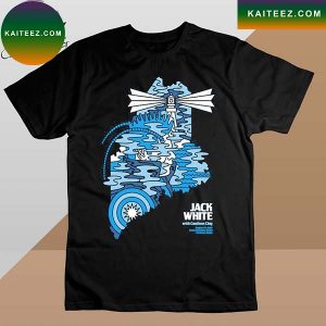 Jack White Portland White With Cautious Clay Cross Insurance Arena T-Shirt