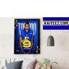 J C Jackson Los Angeles Chargers In The NFL Top 100 ArtDecor Poster Canvas