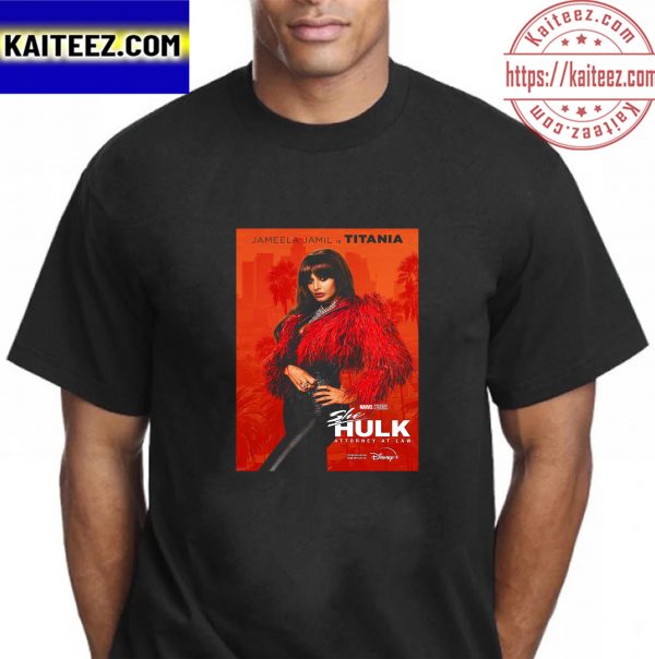 Jameela Jamil Is Titania In She Hulk Marvel Studios Vintage T-Shirt