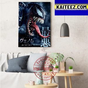 Japanese Venom Movie Poster Art Decor Poster Canvas