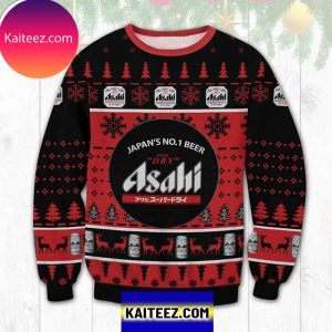 Japan’s No 1 Beer Asahi 3D Christmas Ugly Sweater