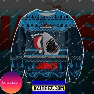 Jaws 3d Print Knitting Pattern Christmas Ugly Sweater