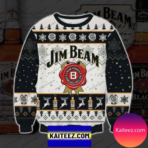 Jim Beam 3D Christmas Ugly Sweater