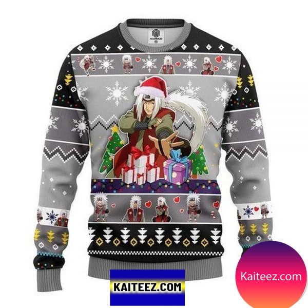 Jiraiya Naruto Anime For Unisex Christmas Ugly Sweater