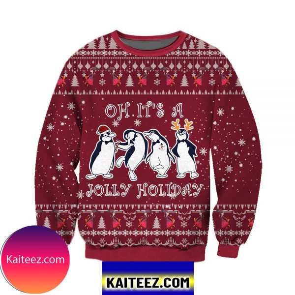 Jolly Holiday Knitting Pattern 3d Print Ugly Sweater