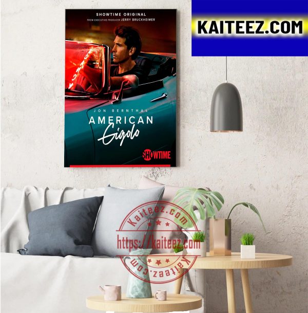 Jon Bernthal In American Gigolo Official Poster Decor Poster Canvas