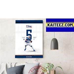 Jonathan Taylor Indianapolis Colts In The NFL Top 100 ArtDecor Poster Canvas