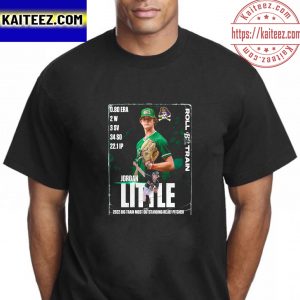 Jordan Little 2022 Big Train Most Outstanding Relief Pitcher Vintage T-Shirt