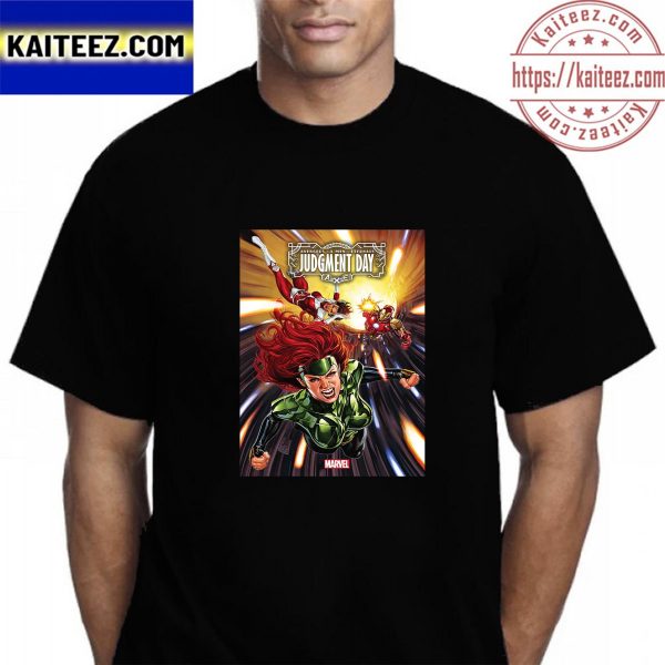 Judgment Day AXE Avengers Xmen Eternals Marvel Studios Vintage T-Shirt
