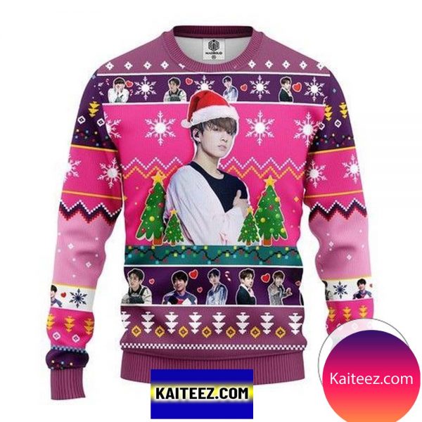 Jungkook Sweatshirt Knitted Christmas Ugly Sweater