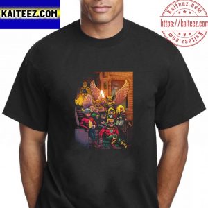 Justice Society Of America Funny Art Vintage T-Shirt