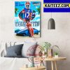 Joel Bitonio In The NFL Top 100 Players Of 2022 Art Decor Poster Canvas