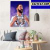 Karim Benzema UEFA Mens Player Of The Year Decorations Poster Canvas