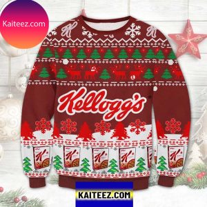 Kellogg Company 3D Christmas Ugly Sweater