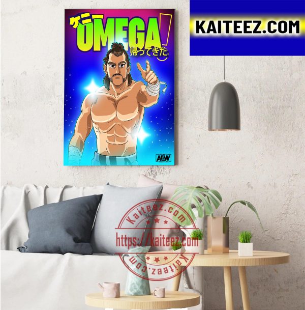 Kenny Omega Is Back On AEW Dynamite Decorations Poster Canvas