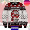 Kit Kat Nestle 3D Christmas Ugly Sweater
