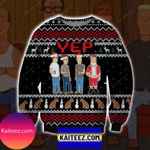 King Of The Hill Knitting Pattern 3d Print Christmas Ugly Sweater