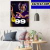 Kenny Moore II In The NFL Top 100 Players Of 2022 Art Decor Poster Canvas