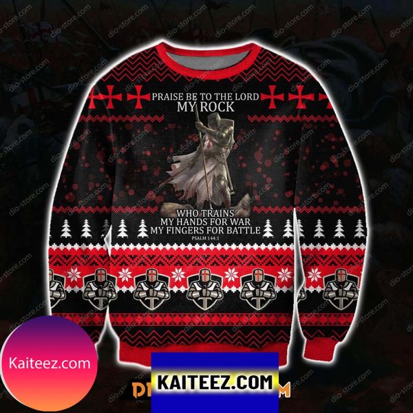 Knight Templar My Rock 3d Print  Christmas Ugly Sweater