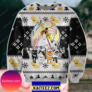 Knitting Pattern 3d Print Freddie Mercury And His Cats Christmas Ugly Sweater