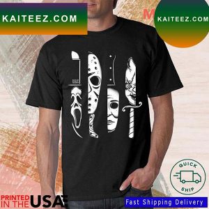 Knives Horror Movie Friday Halloween Horror Goth Evil T-Shirt