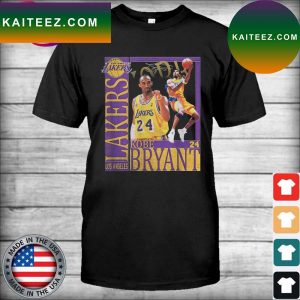 Kobe Bryant 24 Los Angeles Lakers Tee signature T-shirt