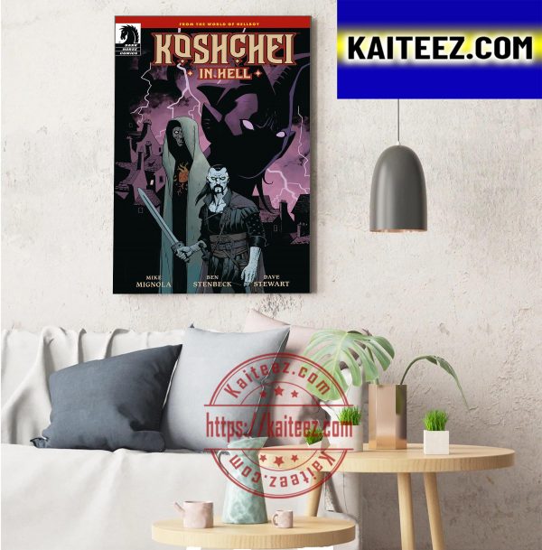 Koshchei In Hell Fan Art In Dark Horse Comics Decorations Poster Canvas