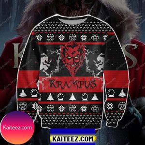 Krampus Horror Movie 3d Print Christmas Ugly Sweater