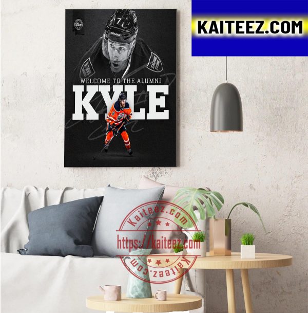 Kyle Turris Retirement NHL and Welcome To The NHL Alumni Association Decorations Poster Canvas