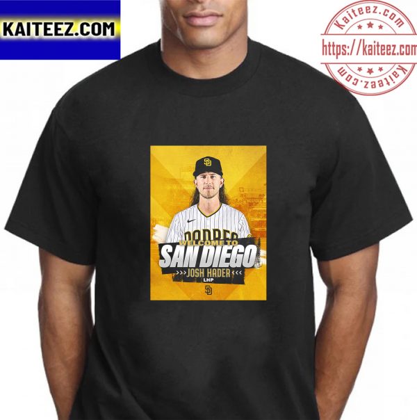 LHP Josh Hader From Milwaukee Brewers to San Diego Padres Vintage T-Shirt