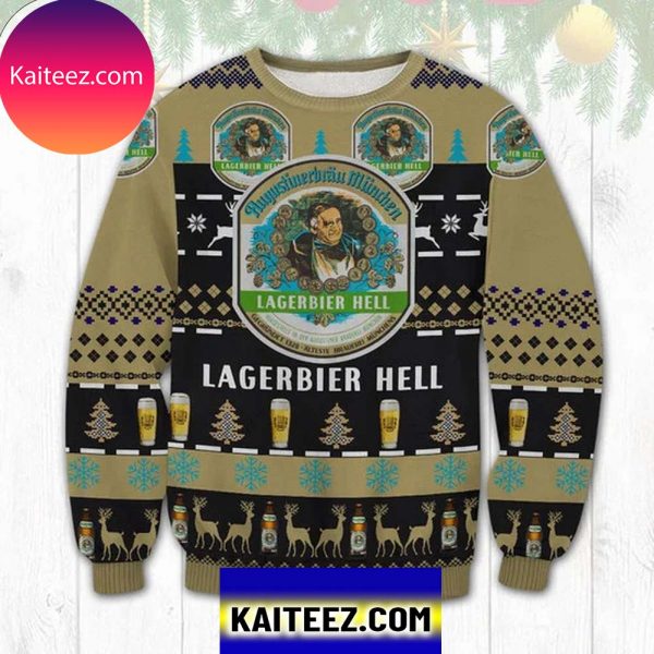 Lagerbier Hell 3D Christmas Ugly Sweater