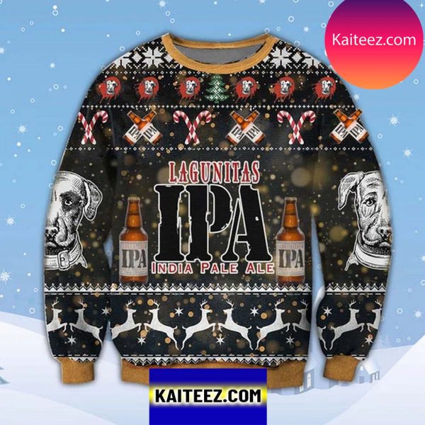 Lagunitas Ipa India Pale Ale 3D Christmas Ugly Sweater