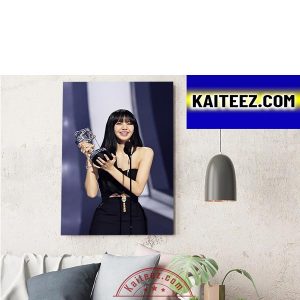 Lalisa Lisa BLACKPINK Wins Best K-Pop At The 2022 VMAs ArtDecor Poster Canvas