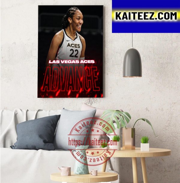 Las Vegas Aces Are WNBA Semifinals Bound Decor Poster Canvas