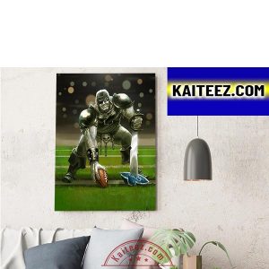 Las Vegas Raiders Win Over New England Patriots Preseason ArtDecor Poster Canvas