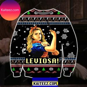 Leviosa- Harry Potter Knitting Pattern 3d Print Ugly Sweater