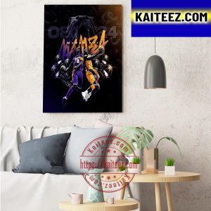 Los Angeles Lakers Legend Kobe Bryant Mamba Day Decorations Poster Canvas