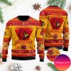Louisville Cardinals Custom Name &amp Number Personalized Christmas Ugly Sweater