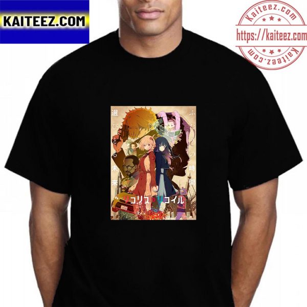 Lycoris Recoil Official Anime Key Visual Vintage T-Shirt