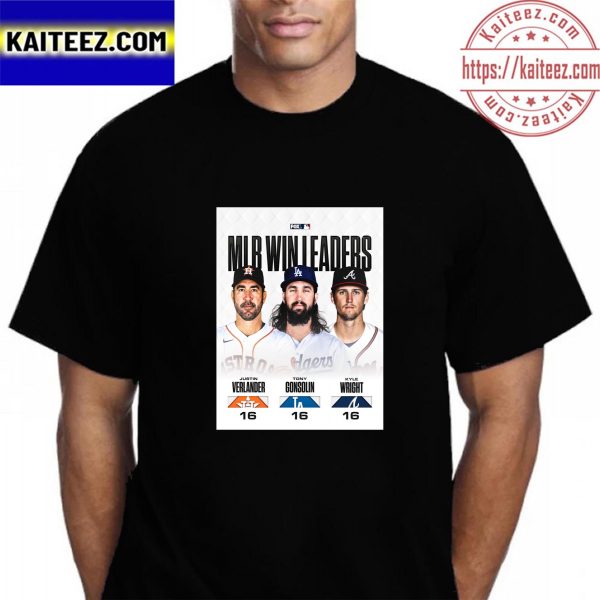 MLB Win Leaders Vintage T-Shirt