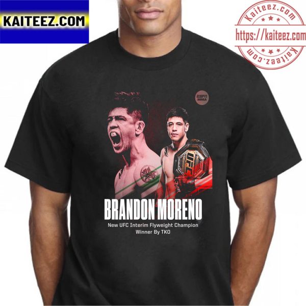 MMA UFC 277 Brandon Moreno Is New UFC Interim Flyweight Champion Classic T-Shirt