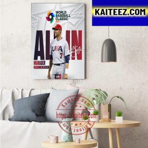 Mark DeRosa Is All In To Lead Team USA 2023 World Baseball Classic Decorations Poster Canvas