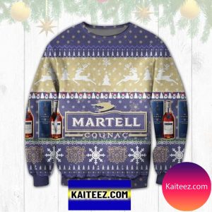 Martell Cognac 3D Christmas Ugly Sweater