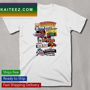 Marvel Men’s Ultimate Dad Compilation Father’s Day T-Shirt
