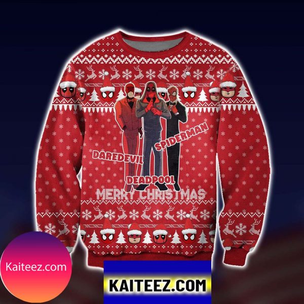 Marvel Red Team Christmas Ugly Sweater